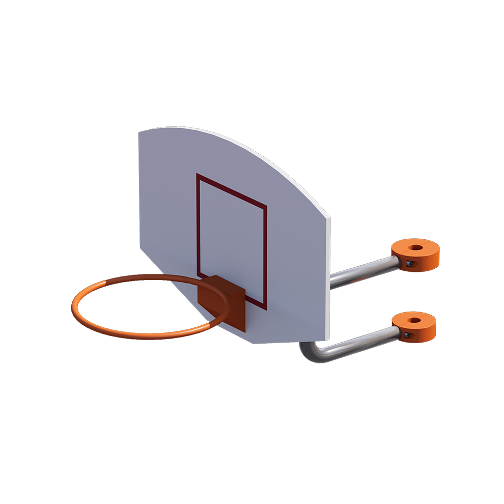 Щит баскетбольный (малый) навесной с хомутами СВС-98-1